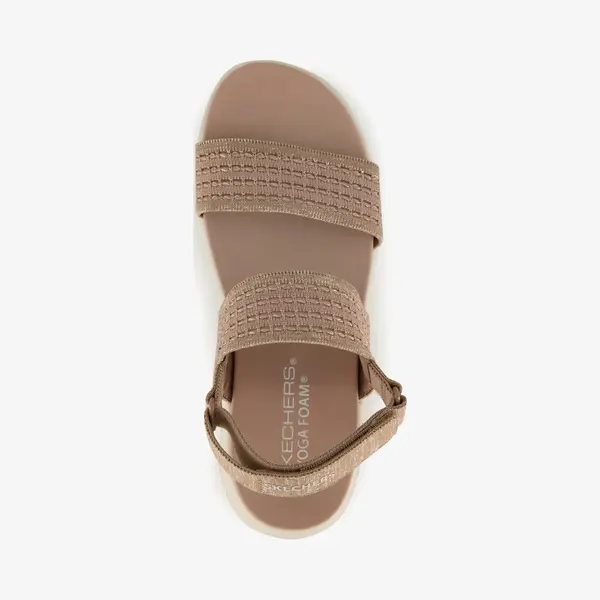 Skechers Women's Ultra Flex 3.0 Sandal Flat, Mokka, 37 Eu thumbnail