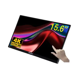 Verbatim 32238 Computerbildschirm 39,6 cm (15.6") 3840 x 2160 Pixel 4K Ultra Hd Lcd Touchscreen Schwarz
