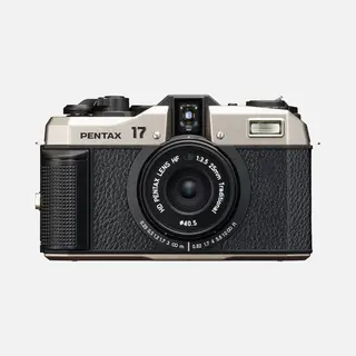 Pentax 17 Compacte camera (film) 35 mm Zwart, Zilver