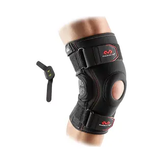 McDavid Mc David Knee Support Brace With Polycentric Hinges - Black - Maximum Protection, High-level Support; Improving Medial And Lateral Stability, Helping
