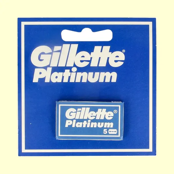 Merkloos Gillette - Platinum - Extra Scherpte - 5 Navulscheermesjes thumbnail