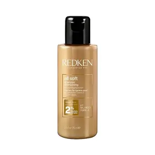 Redken All Soft Shampoo - Voor Droog En Broos Haar, Revitaliseert, Hydrateert En Verzacht Het Haar - Met Arganolie - 75 Ml Reisformaat