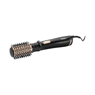 BaByliss Warmluftbürste BaByliss Big Hair 1000 Warmluftbürste Rotierend, AS962E, Rotierender Rundbürstenföhn Mit Ionen, 2 Aufsätze Für Volumen,