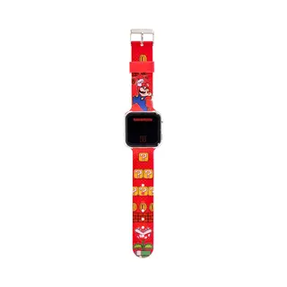 Accutime, Armbanduhr, Super Mario, Rot, Schwarz, (Digitaluhr)