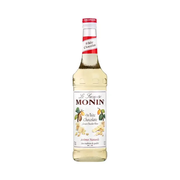 Monin Premium White Chocolate Syrup 700ml For Coffee And Cocktails. Vegan-Friendly, Allergen-Free, 100% Natural Flavours And Colourings thumbnail
