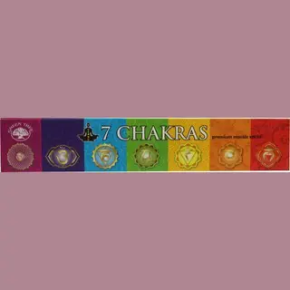 Green Tree Räucherstäbchen Green Tree Incense "7 Chakras" 15gr.