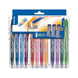 Pilot FriXion Ball Zwart, Blauw, Groen, Roze, Paars, Violet