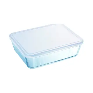 Pyrex 3137610000728 Teller Rechteckig Glas Transparent 1 Stück(e)