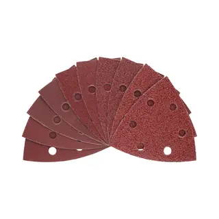 Bosch Accessories 2609256957 Deltaschuurpapierset Geperforeerd Korrelgrootte (num) 60, 80, 120, 180, 240 Hoekmaat 93 Mm 1 Set(s)