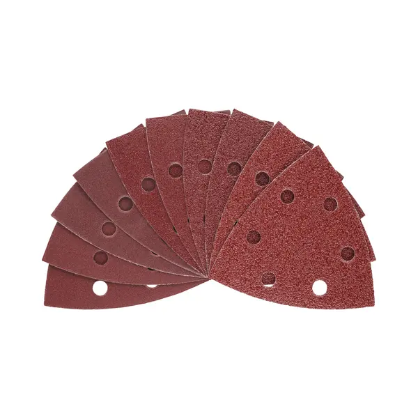 Bosch Accessories 2609256957 Deltaschuurpapierset Geperforeerd Korrelgrootte (num) 60, 80, 120, 180, 240 Hoekmaat 93 Mm 1 Set(s) thumbnail