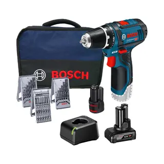 Bosch Gsr 12V-15 Professional 1300 Rpm 600 g Black, Blue