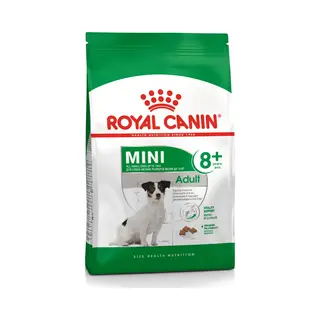 Royal Canin Mini Adult 8+ 8 kg Senior Geflügel, Reis, Gemüse