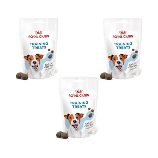 Royal Canin Training Treats | Pack Of 3 | 3 X 110 G | Snacks For Dogs Of All Sizes & Breeds | In Practical Resealable Bag | From 6 Months Of Life | thumbnail