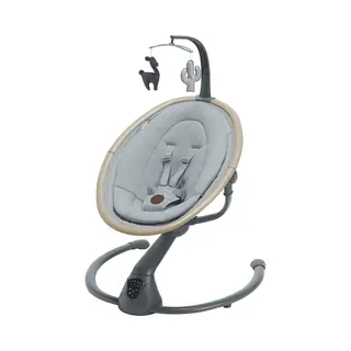 Maxi-Cosi Cassia Babywippe Elektrisch, 0–6 Monate, Max. 9 Kg, Babyschaukel Elektrisch, 12 Melodien, 360°-Sitzdrehung, Automatische