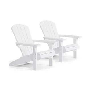 Keter Troy Adirondack Gartenstuhl - Set Von 2 - 85x80x96, 5 Cm - Weiß