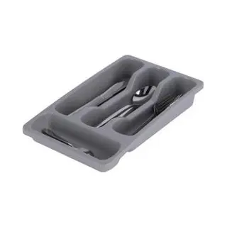 Curver 228006 Cutlery Tray Small Gray Plastic 33 X 20 X 6 Cm