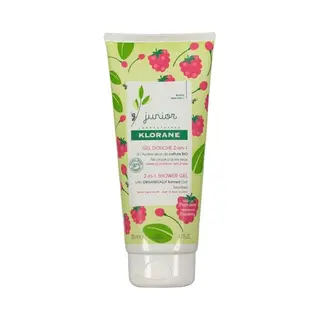 Klorane Junior Douchegel Frambozengeur 200 Ml