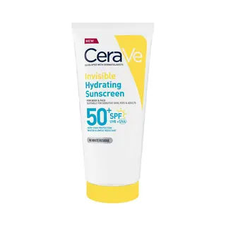 CeraVe Onzichtbare Hydraterende Zonnebrandcrème SPF50 - Met 3 Essentiële Ceramiden - Geschikt Voor Alle Huidtypes - 177ml