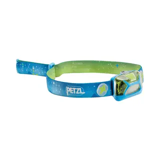 Petzl Tikkid Blauw Lantaarn aan hoofdband