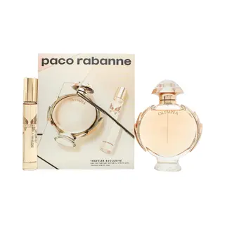 Paco Rabanne, Schoonheidsgeschenkset, Olympea Eau De Parfum Spray 80ml Set 2 Stuks 2020 (Parfum Set)