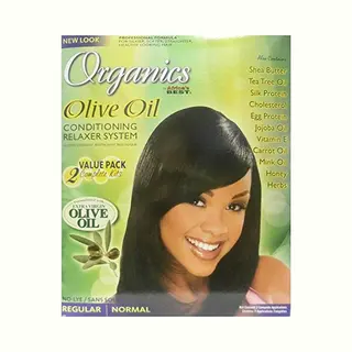 Africa's Best Organics Olive Oil Extra Virgin Relaxer Regular Value Pack