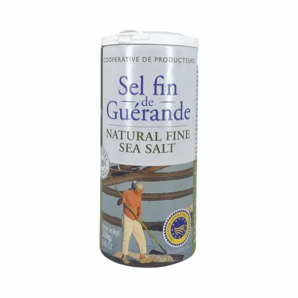 Le Guerandais Sel Fin De Guerande Zout - Fijn Zeezout In Strooipot - 250 Gram thumbnail