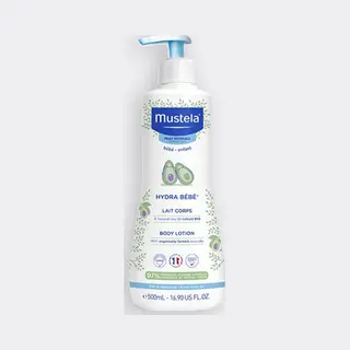 Mustela Lait corps Hydra Bébé à l'avocat Bio 500ml Lichaamslotion voor baby's