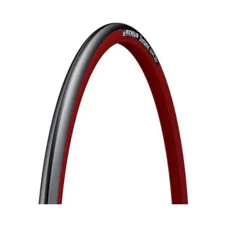 Michelin Dynamic Sport Tyre 700x23c Red