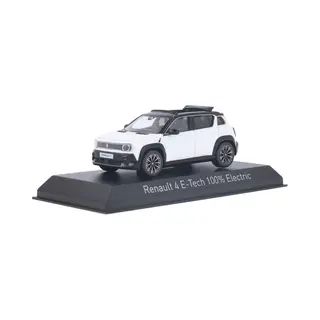 Renault 4 E-Tech Electric 2025 Glacier Wit - Model 1/43 - Norev
