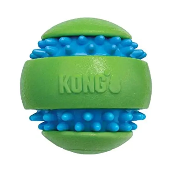 Kong Squeezz Goomz Bal - Honden Speelgoed - Groen Blauw - 9 Cm thumbnail