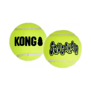 Kong Air Squeaker – Tennisbal – Hondenspeeltjes – 3 Stuks – M