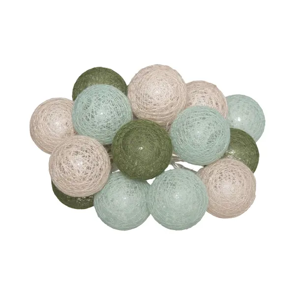 Atmosphera Createur D'interieur Led-lichtketting Op Batterijen, 16 Ballen "leger", 3, 5 Cm, Atmosphera Interieurontwerper thumbnail