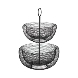 5Five Simply Smart Papierkorb 2-stöckig Metall 24 29cm Mesh - 5five