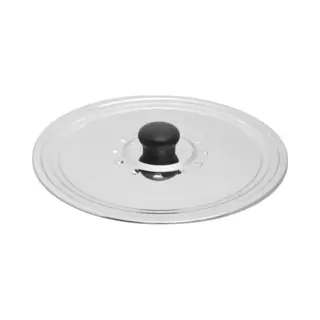 Secret De Gourmet Universele Pannendeksel - Voor Pannen Met Dia 22/24/26 Cm - Kookpannen - Spatdeksel - Zilver