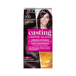 L'Oréal Paris L’Oréal Paris Casting Crème Gloss Donkerbruin 300 - Semi-permanente Haarkleuring Zonder Ammoniak