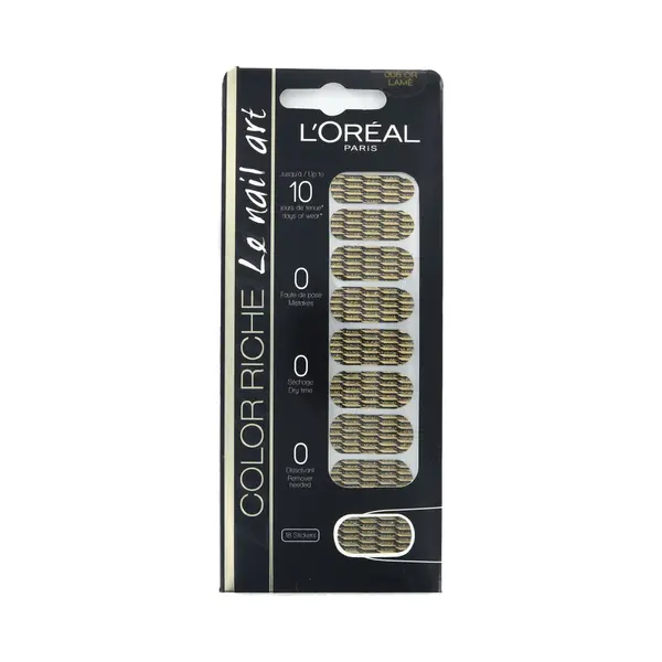 L'Oréal Paris L'Oreal Paris Color Riche Nail Art - 8 Or Lame - Nagelstickers thumbnail