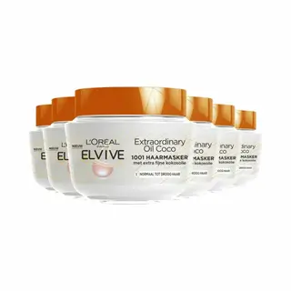 L'Oréal Elvive Extraordinary Oil Coco Hair Mask - 6 X 300 Ml