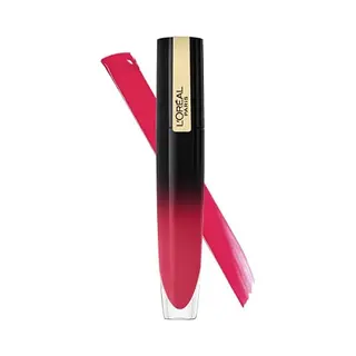 L'Oreal Paris L'Oréal Paris Rouge Signature Brilliant 306 Be Innovative, Rot, Leichter Und Farbintensiver Ink-Lippenstift Mit Glänzendem Finish, 1 Stück