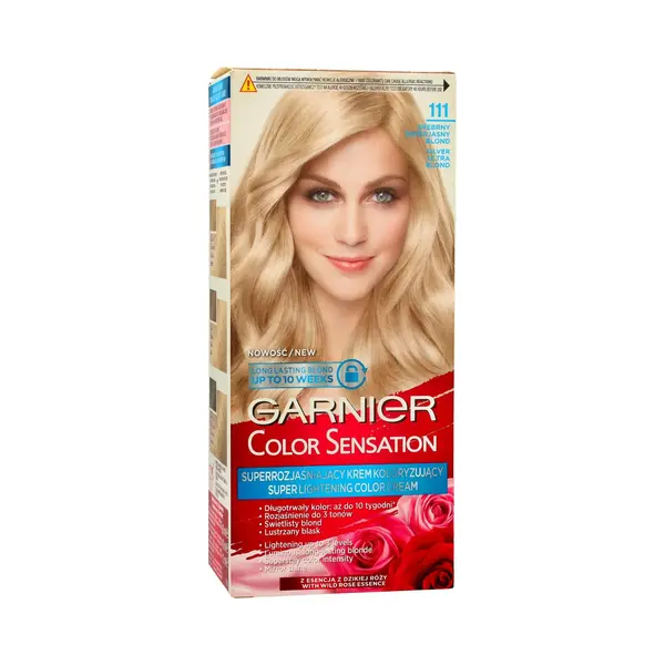 Garnier, Haarkleur, Color Sensation Crèmekleuring 111 Zilver U. Blond - Zilver Super Helder Blond - 0341045 (Zilverblond) thumbnail