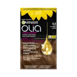 Gratis, Garnier Olia Permanente Crèmekleuring 5.3 Licht Goudbruin
