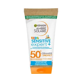Gratis, Garnier Ambre Solaire Sensitive Expert+ Kids Zonnebrandmelk Spf 50+ Reisformaat 50 Ml