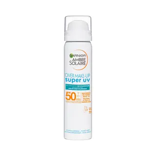 Garnier Ambre Solaire Super Uv - Beschermende Over Make-Up Mist SPF50+ - Zonnebrand Voor Het Gezicht Met Hoge Bescherming - 75ml