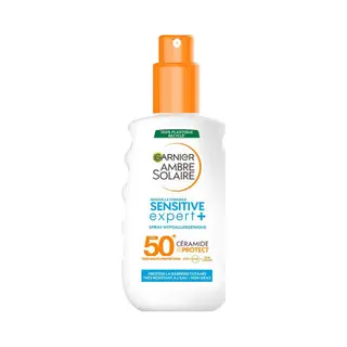 Zonverzorging Garnier Hypoallergene Spray Ambre Solaire Sensitive Expert + Spf 50+