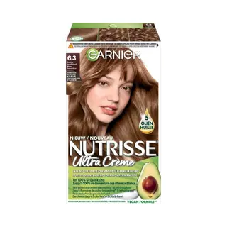 Garnier Nutrisse Ultra Crème 6.3 Donker Goudblond - Intens Voedende Permanente Haarkleuring