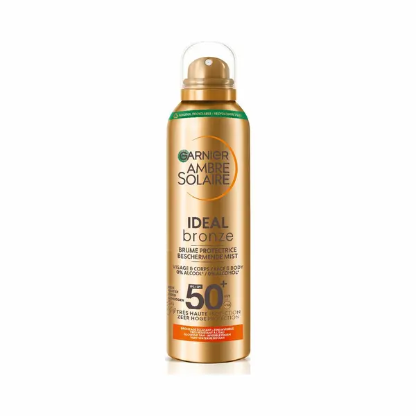 Garnier, Zonnecrème, Amber Zonnebrand SPF50 150ml (Zonnecrème Gezicht, Spf 50, 160 g) thumbnail