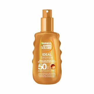 Gratis, Garnier Ambre Solaire Ideal Bronze Beschermende Melkspray​Spf 50 150 Ml