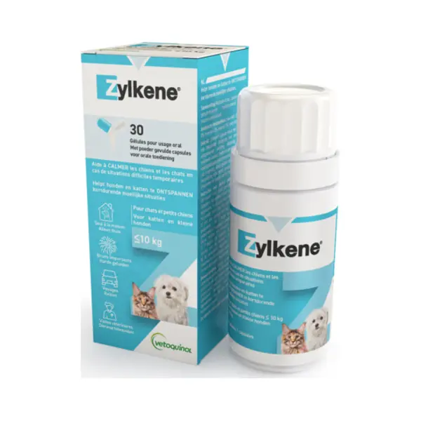 Vetoquinol Zylkène Complementary Food Relaxing Effect 75mg 30 Capsules thumbnail