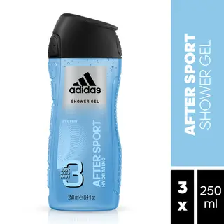 Adidas After Sport 3in1 Body, Hair And Face Shower Gel For Him 250ml