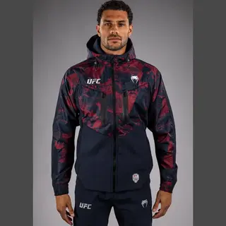 Ufc Zenith X Venum Authentic Fight Week Zip Hoodie Navy Blauw - Burgundy - Xl