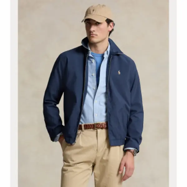 Polo Ralph Lauren For Man. 710548506001 Marine Bi Swing Wind Breaker (L), Casual, Cotton, Polyester, Navy thumbnail